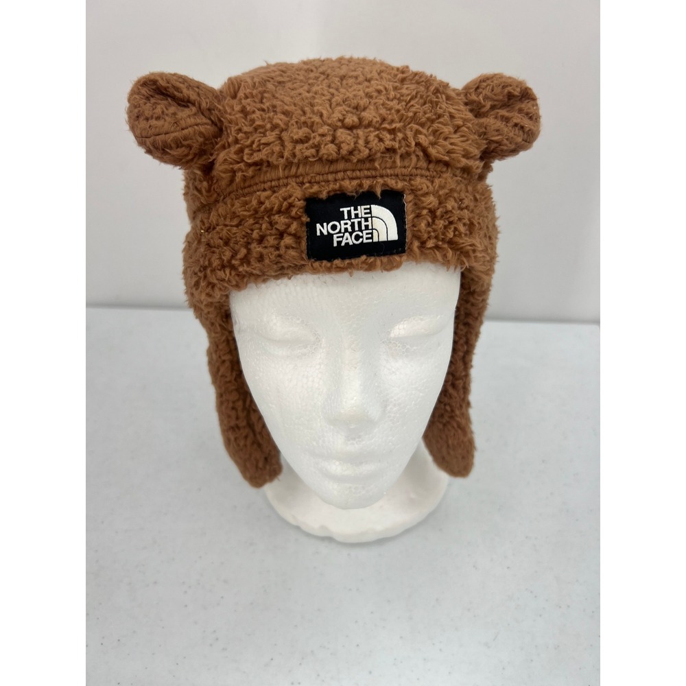 The North Face Brown Bear Ear Trapper Hat Kids Fleece 6-24M NF0A3FJW